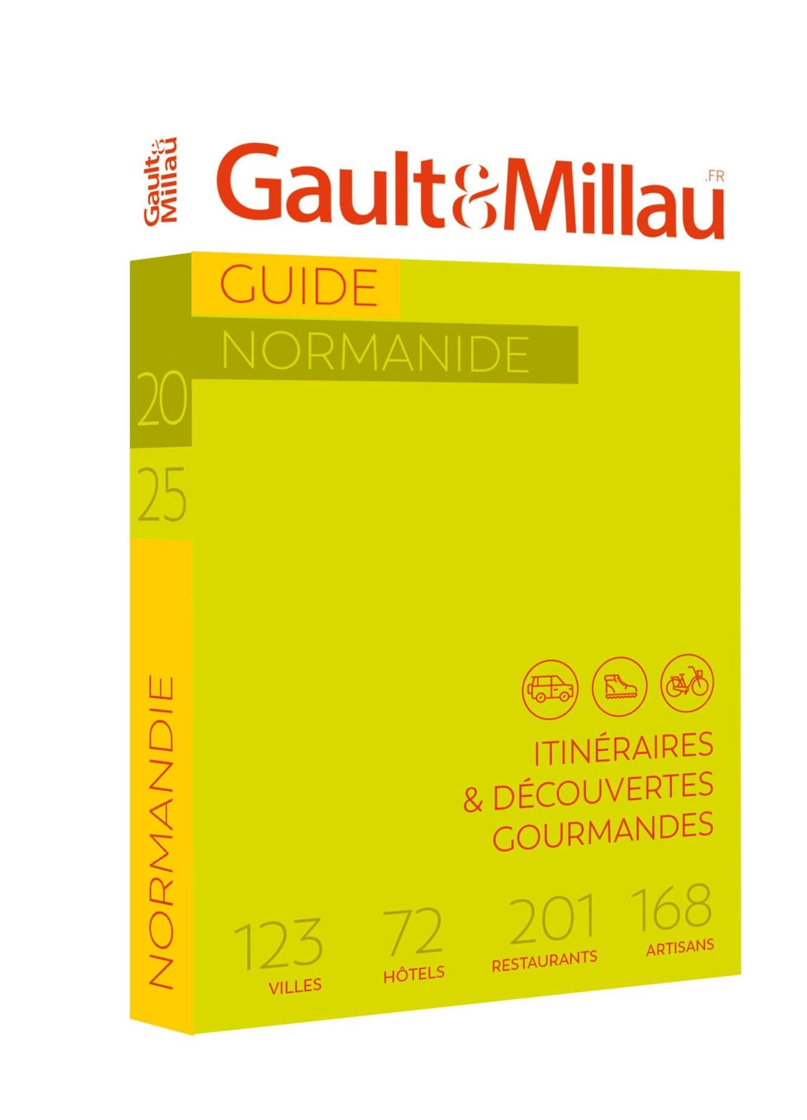 Guide Normandie : itinéraires & découvertes gourmandes : 138 villes, 53 hôtels, 219 restaurants, 135