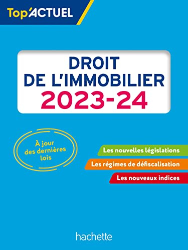Droit de l'immobilier : 2023-2024