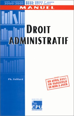 droit administratif, 2000-2001