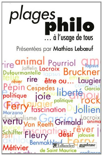 Plages philo... à l'usage de tous