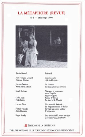 revue métaphore, numéro 1