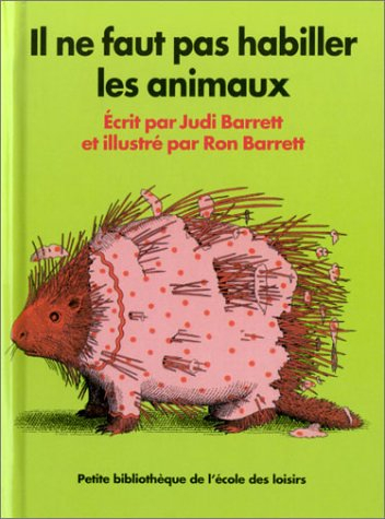 Il ne faut pas habiller les animaux