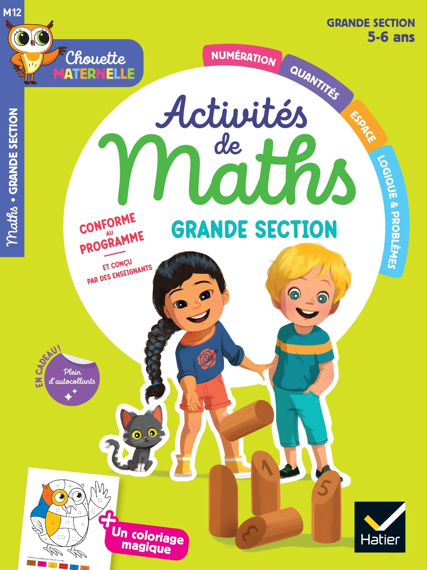 Activités de maths : grande section, 5-6 ans : conforme au programme