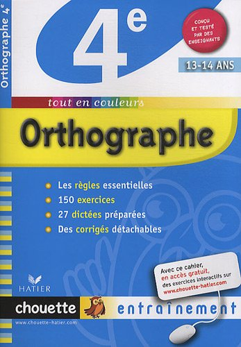 Orthographe 4e, 13-14 ans