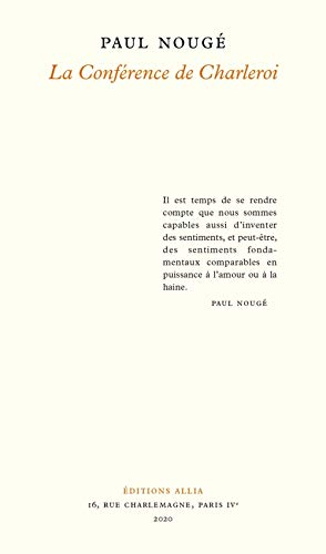 La conférence de Charleroi