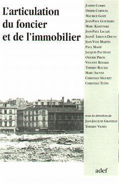 L'articulation du foncier et de l'immobilier