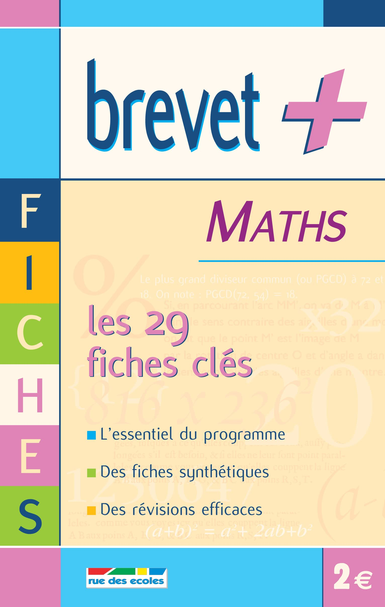 Maths : les 29 fiches clés