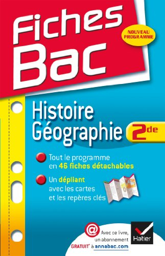 Histoire géographie 2de