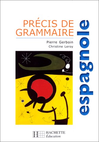 précis de grammaire espagnole