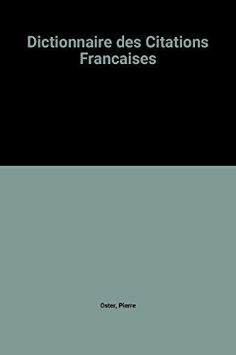 dictionnaire des citations francaises
