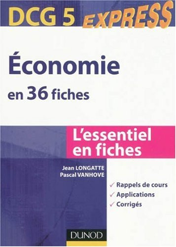 Economie DCG 5 en 36 fiches
