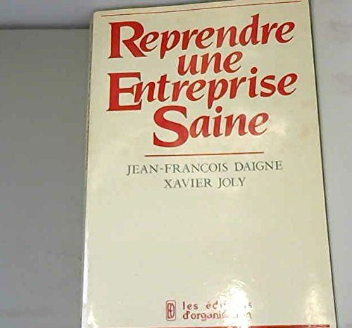 Reprendre une entreprise saine