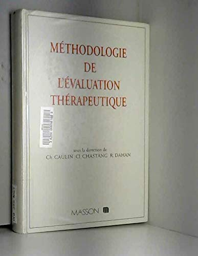 Méthodologie de l'évaluation thérapeutique
