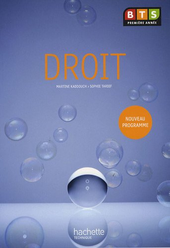 Droit, BTS 1re année