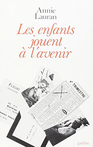 les enfants jouent à l'avenir