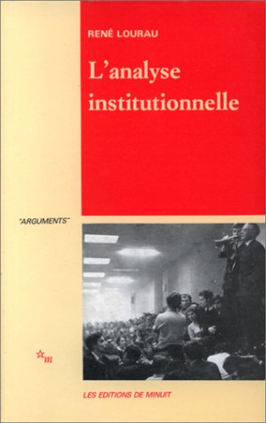 L'analyse institutionnelle