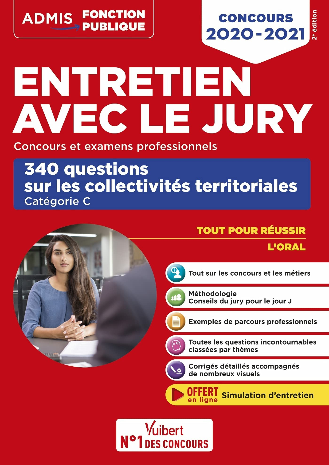 Entretien avec le jury : concours et examens professionnels : 340 questions sur les collectivités te