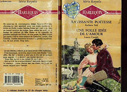 ravissante poetesse suivi d'une folle idee de l'amour (the celebrated miss neville - the black pearl