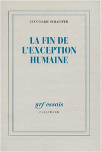 La fin de l'exception humaine