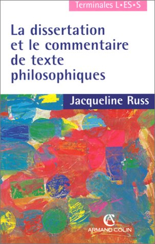 la dissertation et le commentaire de texte philosophiques