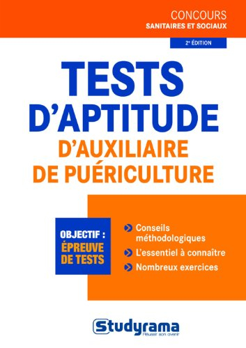 Tests d'aptitude d'auxiliaire de puériculture