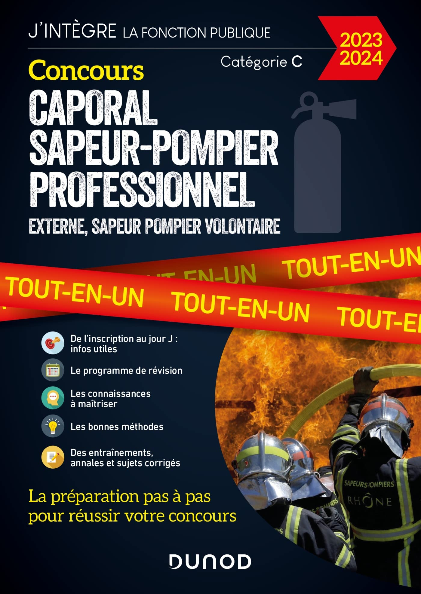 Concours caporal sapeur-pompier professionnel : externe, sapeur-pompier volontaire, catégorie C : to