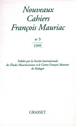 nouveaux cahiers françois mauriac, numéro 03