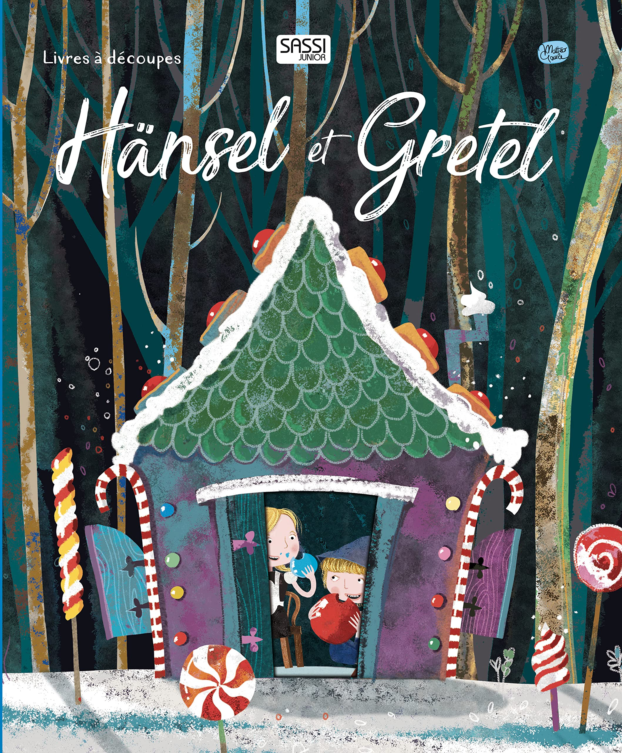 Hansel et Gretel : livres découpés au laser