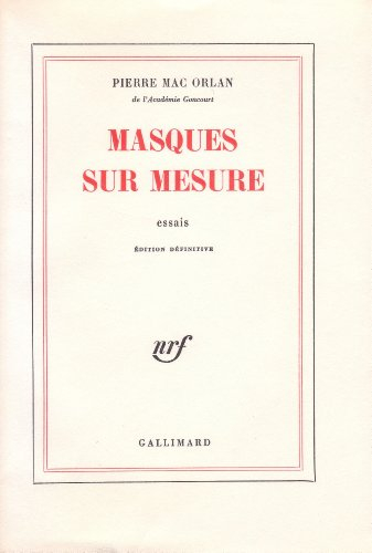 masques sur mesure