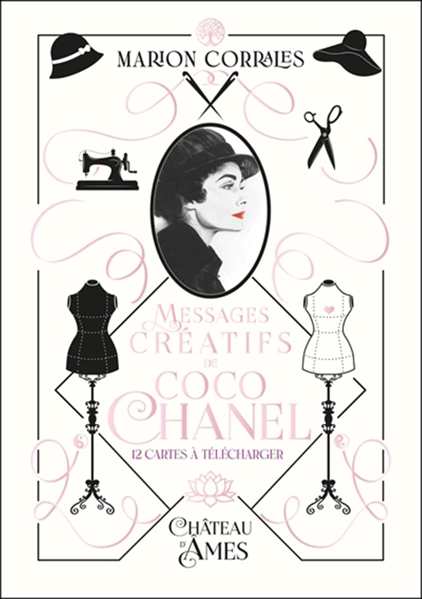 Messages créatifs de Coco Chanel : 12 cartes incluses