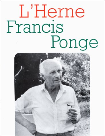 Herne (L'), n° 51. Francis Ponge