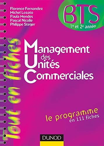 Management des unités commerciales : BTS 1re et 2e années