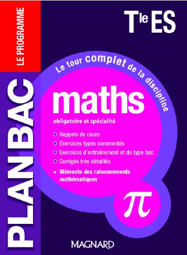 Maths obligatoire et spécialité, terminale ES : les fiches