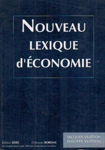 nouveau lexique d'économie