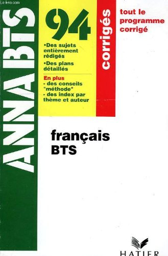 annabts, 94, francais bts, corriges