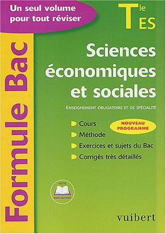 Sciences économiques et sociales, terminale S, enseignement obligatoire et de spécialité : coursd, m