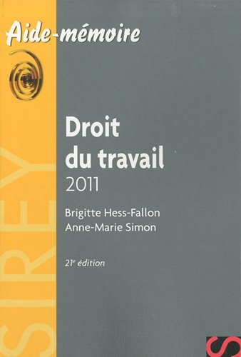 Droit du travail : 2011