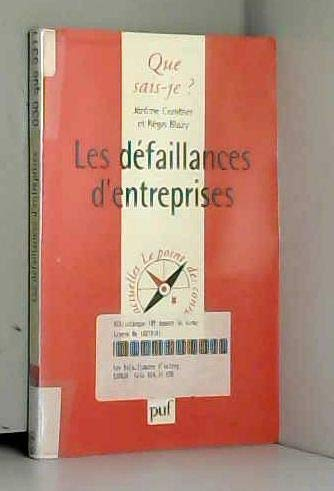 Les défaillances d'entreprises