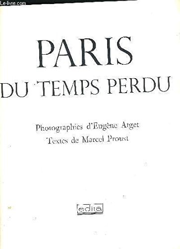 paris du temps perdu