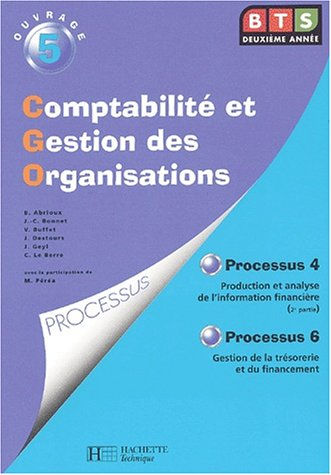 Comptabilité et gestion des organisations, BTS deuxième année. Vol. 5