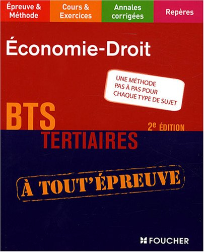 Economie-droit, BTS tertiaires