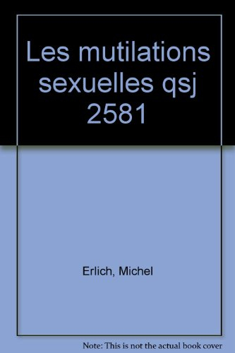 Les Mutilations sexuelles