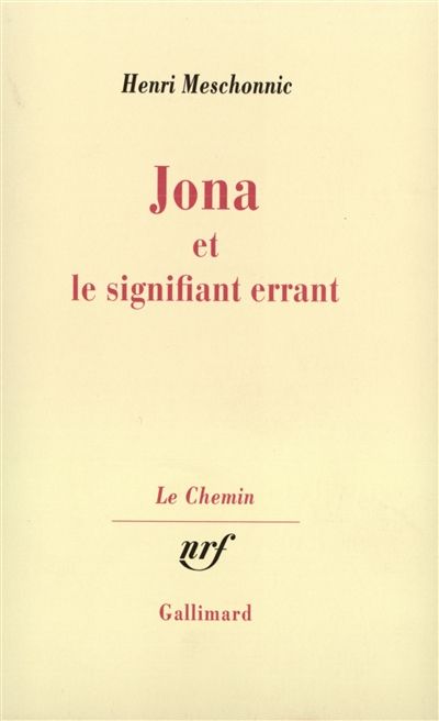 Jona et le signifiant errant