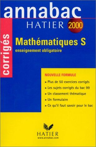 annabac corrigés 2000 - mathématiques s : enseignement obligatoire