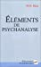Eléments de psychanalyse