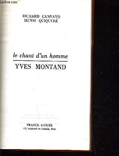 le chant d' un homme - yves montand