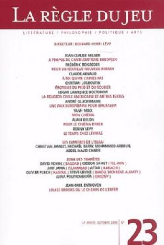 Règle du jeu (La), n° 23. L'islam des lumières