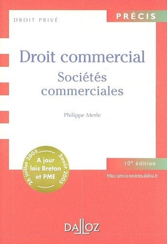 Droit commercial : sociétés commerciales