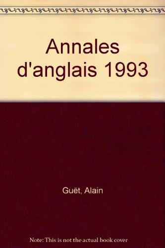 Annales d'anglais