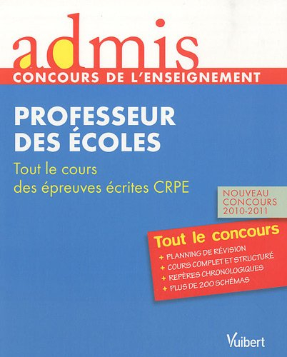 Professeur des écoles : tout le cours des épreuves écrites CRPE